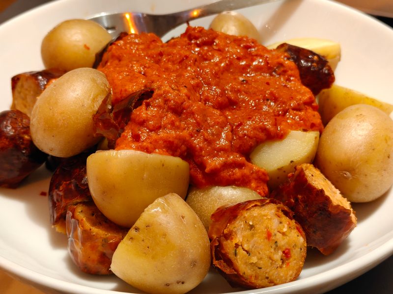 Warm Nduja Tomato Emulsion
